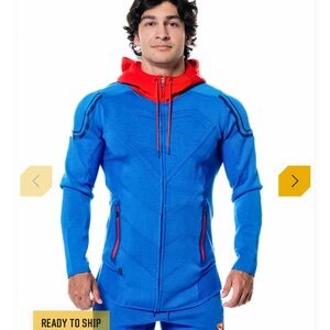 DC Comics Blue and Red Performance Jacket